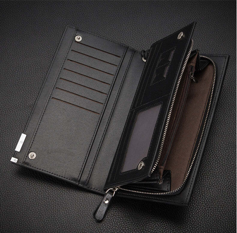 Beallerry Long Leather Wallet