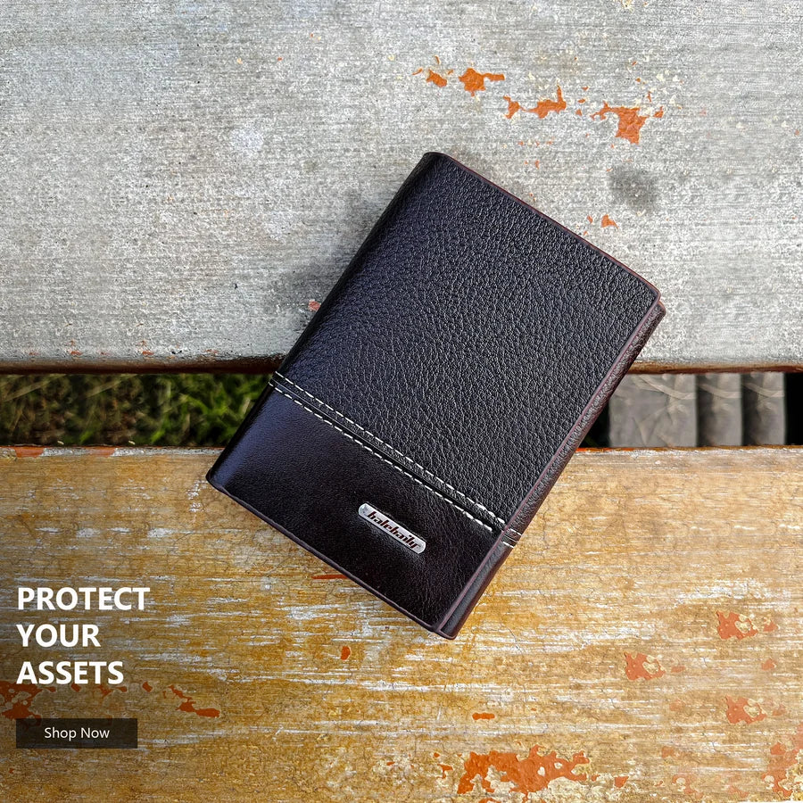 Leather Trifold Wallet