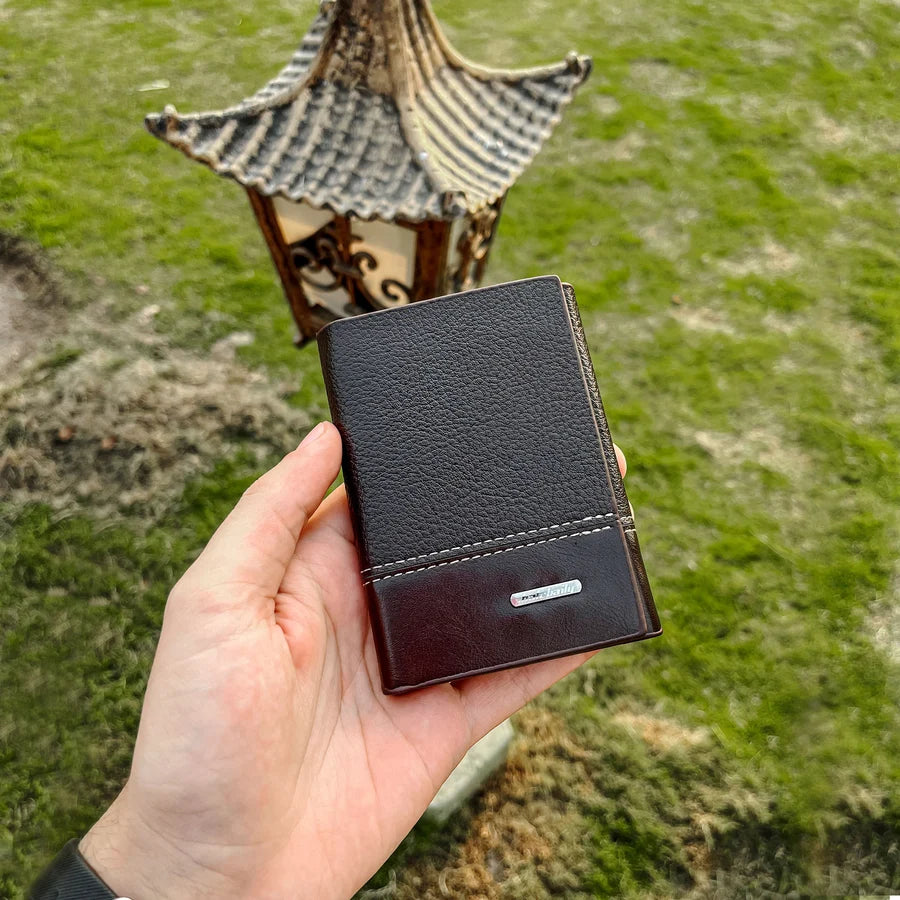 Leather Trifold Wallet