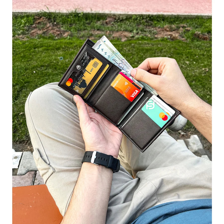 Leather Trifold Wallet